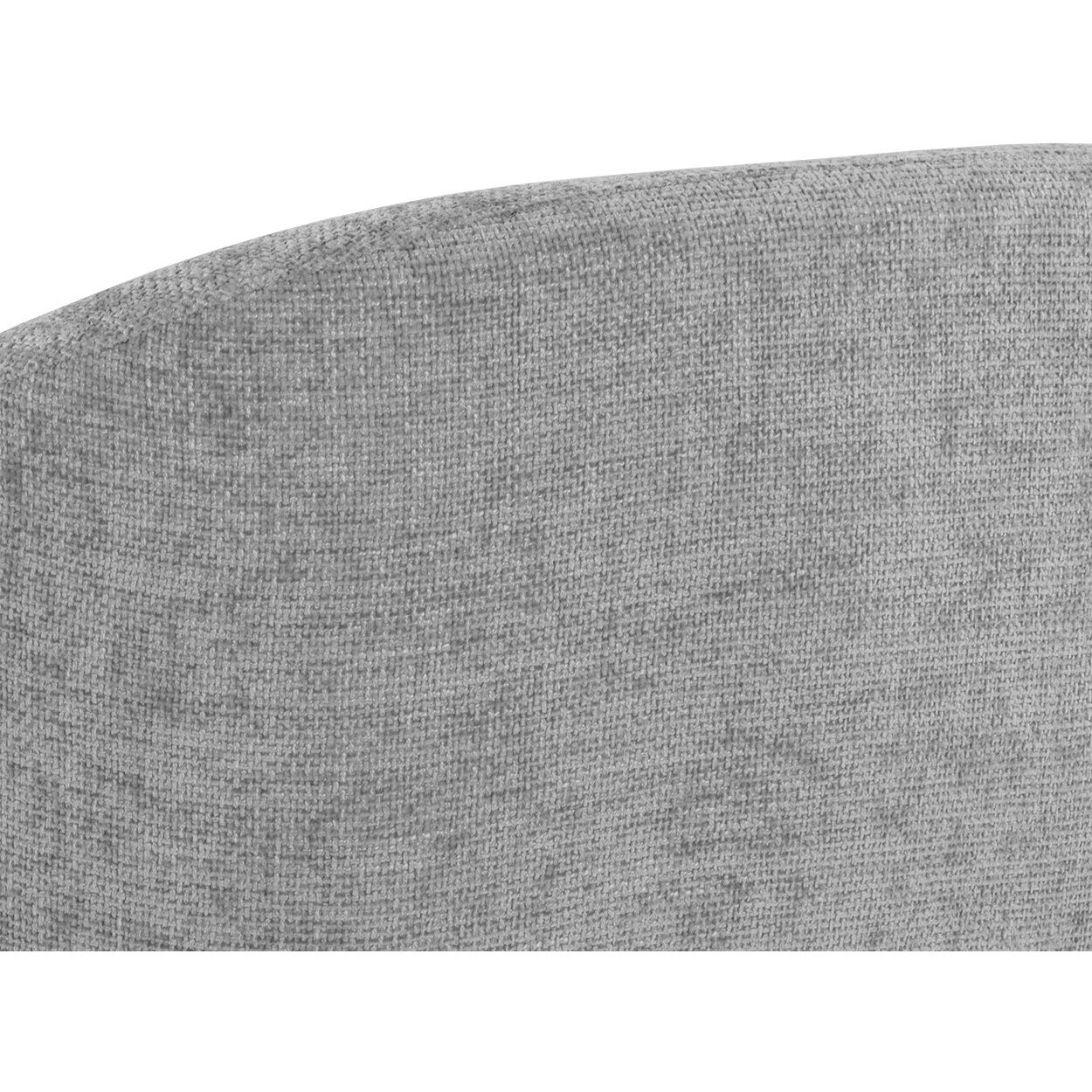 Bliss Husky Grey Swivel Lounge Chair, Swivel